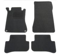 ad Tuning GmbH hg10200 Velours vestibilità Set di tappetini Nero Auto Tappeti Tappeti Tappeto Floor Mats