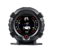 AD X95 Head Up Display GPS HUD Misuratore di pendenza Accessori Tachimetro elettronico automatico MPH KMH Velocità Angolo inclinazione Altitudine(X95-GPS-BLACK)