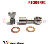AD001 ADATTATORE RACCORDO TUBO FRENO 1 TUBO 10X1 BLACK DOUGLAS