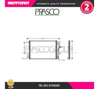 Condensatore, Climatizzatore (MARCA PRASCO)..