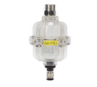 AD400 Compressor Component 1 / 2in | Transparent Oil Water Separator with Auto Drain Valve 0.3-1.2MPa | Humidity Trap for Pneumatic Tools/Spray Guns/Pneumatic Systems