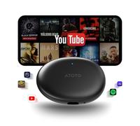 AD5 AI Box Wireless CarPlay Adapter & Android Auto, aggiornamento 2025 Ai Box CarPlay compatibile con YouTube, AI DriveChat, Dual Wi-Fi, Dual BT, nero