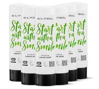 ADA Cosmetics Sapone liquido Be Different 6 x 300 mL | Detersione rinfrescante, profumo fruttato d’arancia dolce, cura quotidiana, ricarica SmartCare, Made in Germany