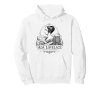 ADA Lovelace Primo Programmatore Portrait Science Pioneer Felpa con Cappuccio