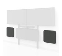 ADA Panels for Video Meeting - Kit for Heckler AV Wall - - Black Grey ADA Panels