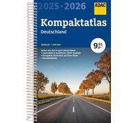ADAC Kompaktatlas 2025/2026 Deutschland 1:250.000