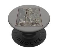Adad Dio mesopotamico della tempesta e del tuono Arte antica PopSockets PopGrip Adesivo