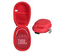 Adada Custodia rigida da viaggio per JBL Clip 4 - Mini altoparlante Bluetooth portatile (rosso)