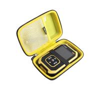 Adada Custodia rigida da viaggio per rilevatore di radiazioni nucleari Geiger Counter - FNIRSI Radiation Dosimeter (nero+cerniera gialla)