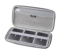 Adada Custodia rigida da viaggio per Samsung T7 Shield/T7/T7 Touch SSD portatile da 1 TB, 2 TB, 500 GB, USB 3.2, custodia per 3 hard disk (grigio)