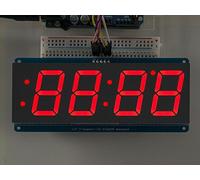 Adafruit 1.2 4-Digit 7-Segment Display w/I2C Backpack - Red