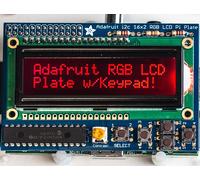 Adafruit 16X2 LCD, RGB, Negativo + Kit/HAT Per Raspberry Pi, 1110