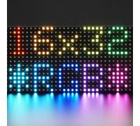 Adafruit 16x32 RGB LED Matrice Pannello, 512 Luminoso RGB,6mm Misura Griglia,420