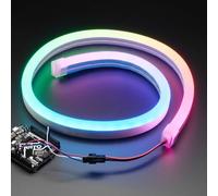Adafruit NeoPixel Barra Neon LED RGB, Flex Strip con Guaina in Silicone, 1m, ...