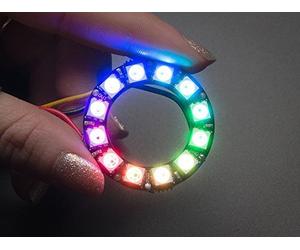 Adafruit (PID 1643) Anello NeoPixel - 12 LED RGB 5050 con driver integrati