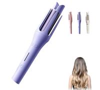 Adagio Auto Hair Curler, Adagio Auto Curler Autocurler, Anti-Tangle Rotating Curling Wand with Anti-Scalding, Temperatures Adjustable, Ceramic Coating (1 Pcs*Purple)
