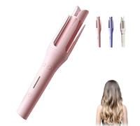 Adagio Auto Hair Curler, Adagio Auto Curler Autocurler, Anti-Tangle Rotating Curling Wand with Anti-Scalding, Temperatures Adjustable, Ceramic Coating (1 Pcs*Pink)