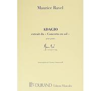 Adagio extrait du Concerto en sol , pour piano transcription de G. Samazuilh