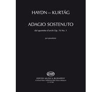 Adagio sostenuto dal quartetto d'archi. Pianoforte solista.
