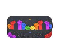 ADAhgu Astuccio grande con stampa Love is Love, per la scuola, viaggi, studenti, professionisti