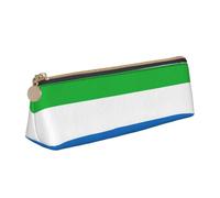 ADAhgu Astuccio leggero con stampa bandiera della Sierra Leone versatile astuccio portapenne con cerniera per studenti scolastici