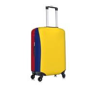 ADAhgu Bandiera della Romania Stampa Alla Moda Valigia Copertura Personalizzata Protezione Bagagli per Viaggi e Affari, Nero , XL