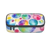 ADAhgu Bellissimo astuccio grande con stampa arcobaleno di sirena, astuccio per penne, materiale scolastico, viaggi, studenti, professionisti
