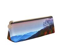 ADAhgu Blue Ridge Mountains, astuccio leggero e versatile, con cerniera, per penne e studenti scolastici