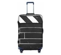 ADAhgu Classic Movie Clapboard - Copertura protettiva per valigia, lavabile, con cerniera nascosta, bianco, L
