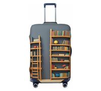 ADAhgu Collezione di scaffali per libri e scale stampa alla moda valigia copertura personalizzata per viaggi e affari, Nero , M