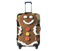 ADAhgu Gingerbread Man Candy Print Copertura protettiva lavabile viaggio bagagli Protector con cerniera nascosta, bianco, M