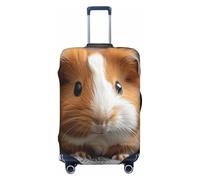 ADAhgu Guinea Pig Stampa Alla Moda Valigia Copertura Personalizzata Bagagli Protector per Viaggi e Affari, Nero , S
