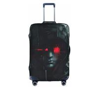 ADAhgu Hacker Era - Custodia protettiva per valigia, lavabile, con cerniera nascosta, bianco, L