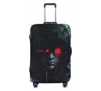 ADAhgu Hacker era Stampa alla moda valigia copertura personalizzata bagagli Protector per viaggi e affari, Nero , M