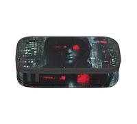 ADAhgu Hacker Era Stampa Grande Astuccio Portapenne Astuccio per la Scuola Forniture Viaggi Studenti Professionali