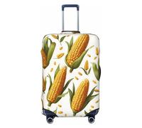 ADAhgu Happy Thanksgiving Day Stampa alla moda valigia copertura personalizzata bagagli Protector per viaggi e affari, Nero , M