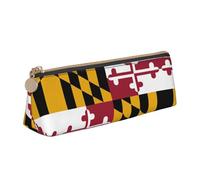 ADAhgu Maryland State Flag Print Versatile Usage Leggero Astuccio Astuccio con Cerniera Penne Storage Studenti Scuole