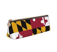 ADAhgu Maryland State Flag Print Versatile Usage Leggero Astuccio Astuccio con Cerniera Penne Storage Studenti Scuole