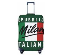 ADAhgu Milano, Italia Stampa Estensibile Valigia Copertura Universale Elastico Casa Bagagli Protector Viaggi di Lavoro, Nero , M, Bagaglio a mano