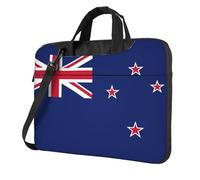 ADAhgu Nuova Zelanda Bandiera Stampa Elegante E Protettiva Laptop Bag Leggero E Versatile Per Il Lavoro Viaggi, Nero , 15.6 inch