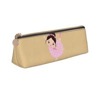 ADAhgu Piccola ballerina danzante stampa versatile uso leggero astuccio con cerniera portapenne per studenti scolastici