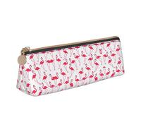 ADAhgu Pink Flamingo Pattern Print Versatile Uso Leggero Astuccio Astuccio Zip Penna Storage Studenti Scuola