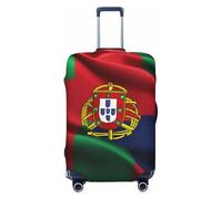 ADAhgu Portoghese Bandiera Stampa Alla Moda Valigia Copertura Personalizzata Bagagli Protector per Viaggi e Affari, Nero , XL
