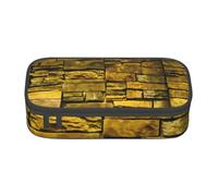 ADAhgu Rocks - Astuccio per matite con stampa a muro di mattoni rustici, per la scuola, viaggi, studenti, professionisti