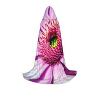 ADAhgu Rosa Fiore Pianta Tropicale 1 Stampa Carnevale Mantello con Cappuccio Unisex Cosplay Costume Festival Celebrazioni Outdoor Wear