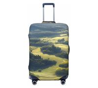 ADAhgu Shining Overlook Stampa Alla Moda Valigia Copertura Personalizzata Protezione Bagagli per Viaggi e Affari, Nero , S