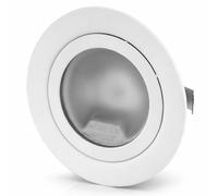 ADAKAT Faretto da incasso full metal G4 12V, copertura in vetro