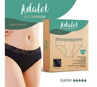 Adalet Eco Period Natura Menstrual Panty Super Black S