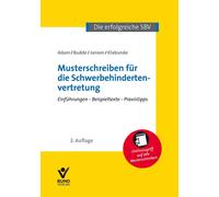 Adam, A Musterschreiben Fur Die Schwerbehindertenvertretung - (German Book NUOVO
