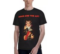 Adam And-The Ants T Shirt Men's Fashion Tee Summer O-Neck Short Sleeves Tshirt Black M